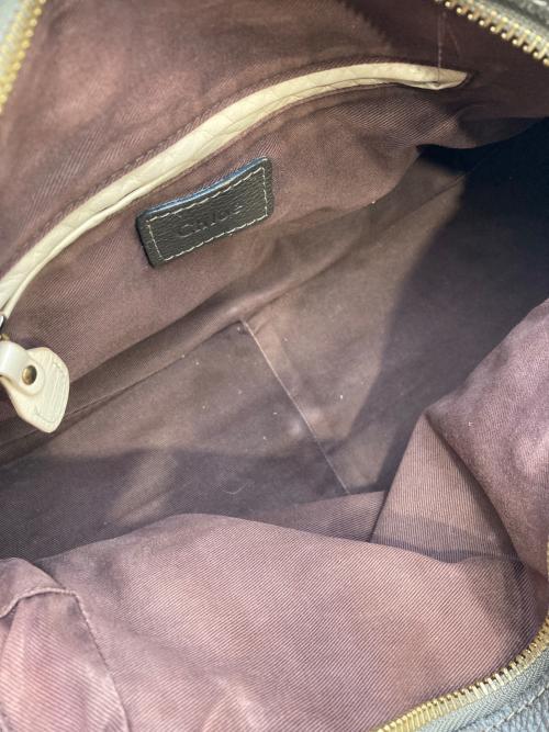 Chloe（クロエ）Chloe (クロエ) パラティ/ハンドバッグ グレーの古着・服飾アイテム