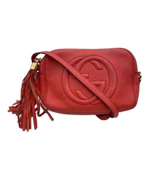 GUCCI（グッチ）GUCCI (グッチ) ソーホー ディスコ ショルダーバッグ ピンクの古着・服飾アイテム