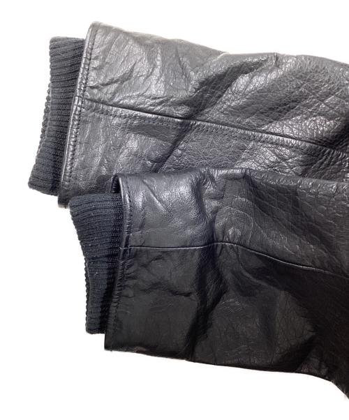 AVIREX P.D.W（アヴィレックスピーディーダブリュー）AVIREX P.D.W (アヴィレックスピーディーダブリュー) FACE MASK LEATHER JACKET ブラック サイズ:2XLの古着・服飾アイテム