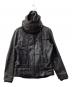 AVIREX P.D.W（アヴィレックスピーディーダブリュー）の古着「FACE MASK LEATHER JACKET」｜ブラック