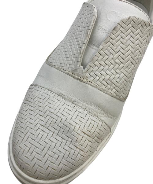 JIMMY CHOO（ジミーチュウ）JIMMY CHOO (ジミーチュウ) CASPIAN ローカットスニーカー ホワイト サイズ:43の古着・服飾アイテム