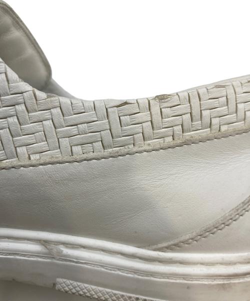 JIMMY CHOO（ジミーチュウ）JIMMY CHOO (ジミーチュウ) CASPIAN ローカットスニーカー ホワイト サイズ:43の古着・服飾アイテム