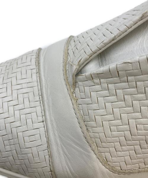 JIMMY CHOO（ジミーチュウ）JIMMY CHOO (ジミーチュウ) CASPIAN ローカットスニーカー ホワイト サイズ:43の古着・服飾アイテム