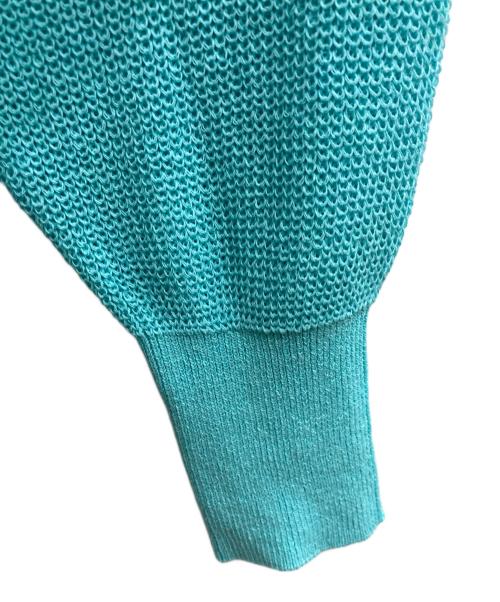 SLOBE IENA（スローブ イエナ）SLOBE IENA (スローブ イエナ) リネン混畦ニット ブルー サイズ:F 未使用品の古着・服飾アイテム