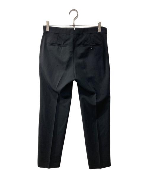RAF SIMONS（ラフシモンズ）RAF SIMONS (ラフシモンズ) シアサッカー ベルテッドパンツ ブラック サイズ:44の古着・服飾アイテム