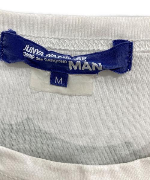 JUNYA WATANABE MAN（ジュンヤワタナベマン）JUNYA WATANABE MAN (ジュンヤワタナベマン) Tシャツ ホワイト サイズ:Mの古着・服飾アイテム
