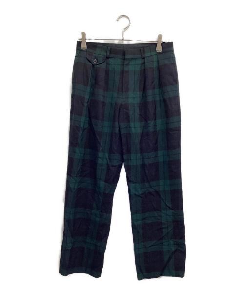 POLO RALPH LAUREN（ポロ・ラルフローレン）POLO RALPH LAUREN (ポロ・ラルフローレン) スラックス ネイビー×グリーン サイズ:170の古着・服飾アイテム