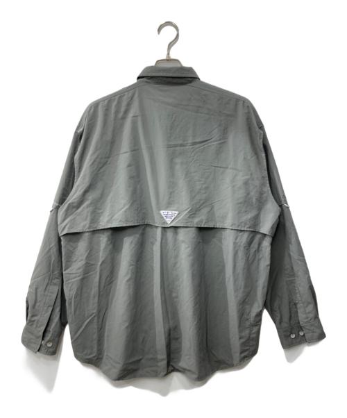 Columbia（コロンビア）Columbia (コロンビア) バハマ II ロングスリーブシャツ グレー サイズ:Lの古着・服飾アイテム