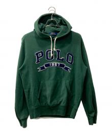 POLO RALPH LAUREN（ポロ・ラルフローレン）の古着「ロゴパーカー」｜グリーン