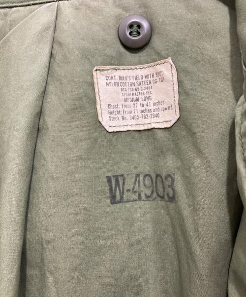 US ARMY（ユーエスアーミー）US ARMY (ユーエスアーミー) M-65 FIELD JACKET オリーブ サイズ:MEDIUM LONGの古着・服飾アイテム
