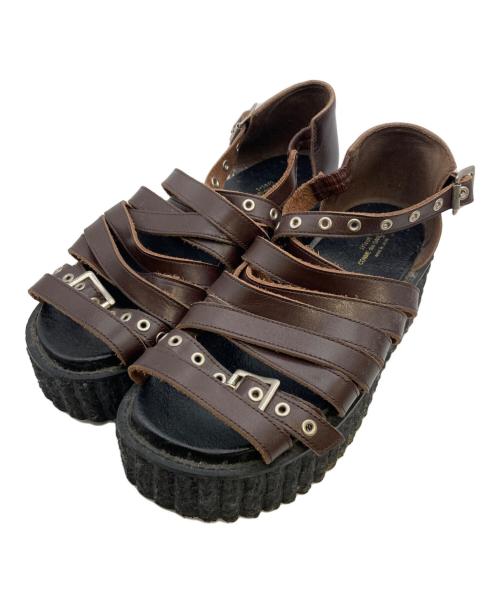 tricot COMME des GARCONS（トリココムデギャルソン）tricot COMME des GARCONS (トリココムデギャルソン) 厚底サンダル ブラウン サイズ:記載なしの古着・服飾アイテム