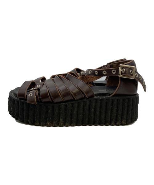 tricot COMME des GARCONS（トリココムデギャルソン）tricot COMME des GARCONS (トリココムデギャルソン) 厚底サンダル ブラウン サイズ:記載なしの古着・服飾アイテム