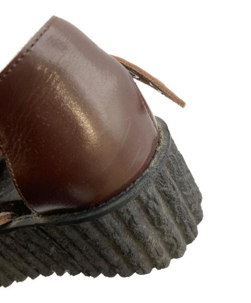 tricot COMME des GARCONS（トリココムデギャルソン）tricot COMME des GARCONS (トリココムデギャルソン) 厚底サンダル ブラウン サイズ:記載なしの古着・服飾アイテム
