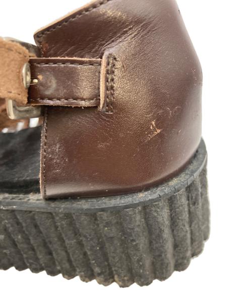 tricot COMME des GARCONS（トリココムデギャルソン）tricot COMME des GARCONS (トリココムデギャルソン) 厚底サンダル ブラウン サイズ:記載なしの古着・服飾アイテム