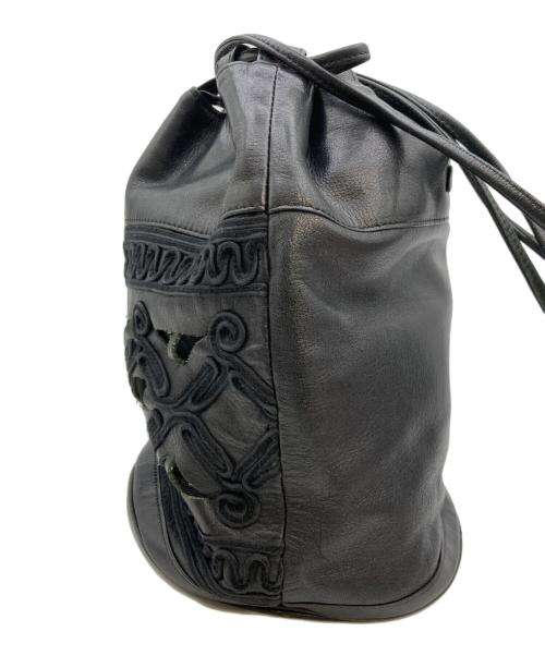 Jean Paul GAULTIER（ジャンポールゴルチェ）Jean Paul GAULTIER (ジャンポールゴルチェ) 巾着バッグ ブラックの古着・服飾アイテム
