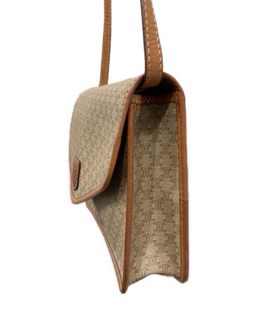 CELINE（セリーヌ）CELINE (セリーヌ) オールドマカダムショルダーバッグ ベージュの古着・服飾アイテム