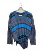 KIKO KOSTADINOVキコ・コスタディノフ）の古着「Brutus Jumper/アシメニット」｜ブルー