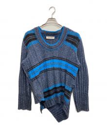 KIKO KOSTADINOV（キコ・コスタディノフ）の古着「Brutus Jumper/アシメニット」｜ブルー