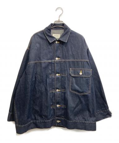 【美品】beautiful people セルビッジデニム ビッグブルゾン 34 中古・古着通販】beautiful people (ビューティフルピープル) selvedge