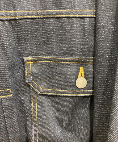 beautiful people（ビューティフルピープル）beautiful people (ビューティフルピープル) selvedge denim big blouson/セルヴィッチデニムビッグブルゾン インディゴ サイズ:38の古着・服飾アイテム