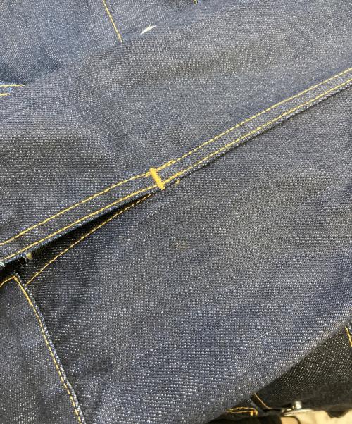 beautiful people（ビューティフルピープル）beautiful people (ビューティフルピープル) selvedge denim big blouson/セルヴィッチデニムビッグブルゾン インディゴ サイズ:38の古着・服飾アイテム