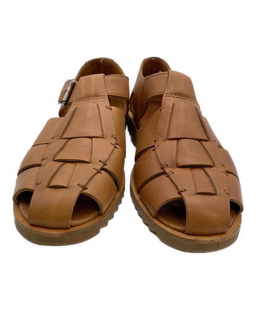 PARABOOT（パラブーツ）PARABOOT (パラブーツ) PACIFIC （パシフィック）グルカサンダル ブラウン（コニャック） サイズ:41の古着・服飾アイテム