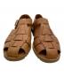 中古・古着 PARABOOT (パラブーツ) PACIFIC （パシフィック）グルカサンダル ブラウン（コニャック） サイズ:41：23000円