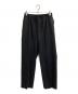 MARKAWARE（マーカウェア）の古着「CLASSIC FIT EASY PANTS SUPER120s WOOL TROPICAL」｜ブラック