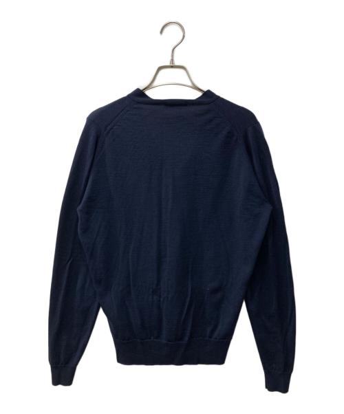 JOHN SMEDLEY（ジョンスメドレー）JOHN SMEDLEY (ジョンスメドレー) ウールカーディガン ネイビー サイズ:Sの古着・服飾アイテム