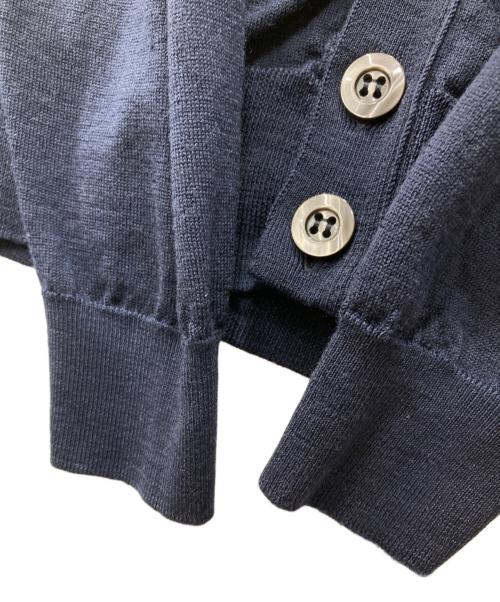 JOHN SMEDLEY（ジョンスメドレー）JOHN SMEDLEY (ジョンスメドレー) ウールカーディガン ネイビー サイズ:Sの古着・服飾アイテム