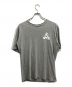 PALACEパレス）の古着「プリントTシャツ」｜グレー