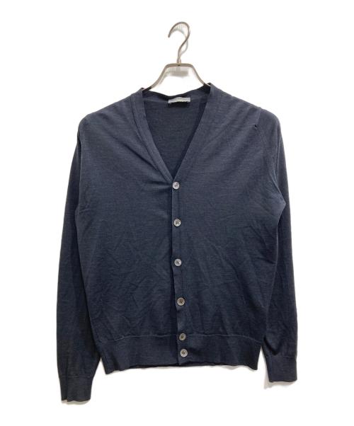 JOHN SMEDLEY（ジョンスメドレー）JOHN SMEDLEY (ジョンスメドレー) メリノウールカーディガン チャコールグレー サイズ:Mの古着・服飾アイテム