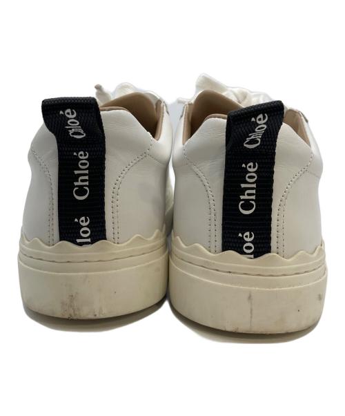 Chloe（クロエ）Chloe (クロエ) LAUREN Low cut sneake/ローカットスニーカー ホワイト サイズ:37の古着・服飾アイテム