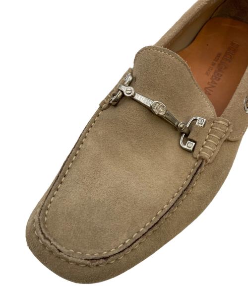 DOLCE & GABBANA（ドルチェ＆ガッバーナ）DOLCE & GABBANA (ドルチェ＆ガッバーナ) ドライビングシューズ ベージュ サイズ:7　1/2の古着・服飾アイテム