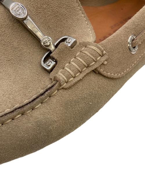 DOLCE & GABBANA（ドルチェ＆ガッバーナ）DOLCE & GABBANA (ドルチェ＆ガッバーナ) ドライビングシューズ ベージュ サイズ:7　1/2の古着・服飾アイテム
