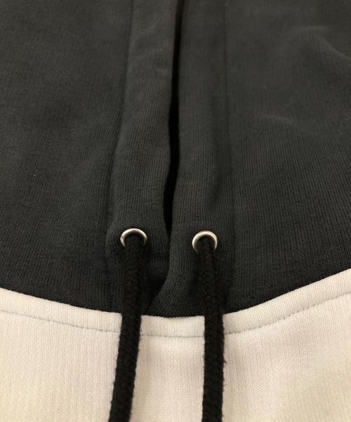 NIKE（ナイキ）NIKE (ナイキ) SUPREME (シュプリーム) Stripe Hooded Sweatshirt ブラック×ホワイト サイズ:Mの古着・服飾アイテム