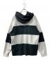 NIKE (ナイキ) SUPREME (シュプリーム) Stripe Hooded Sweatshirt ブラック×ホワイト サイズ:M：10000円