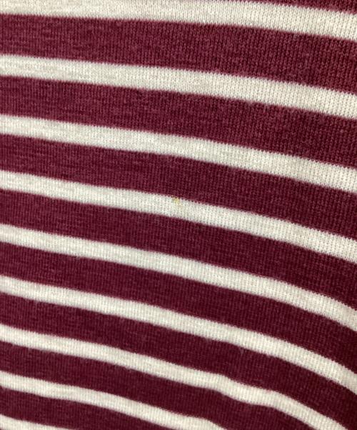 BUTCHER PRODUCTS（ブッチャープロダクツ）BUTCHER PRODUCTS (ブッチャープロダクツ) ボーダーニット ボルドー サイズ:38の古着・服飾アイテム