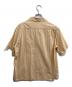 ATLAST & CO (アットラスト) 半袖ストライプシャツ ベージュ サイズ:15 1/2：9000円