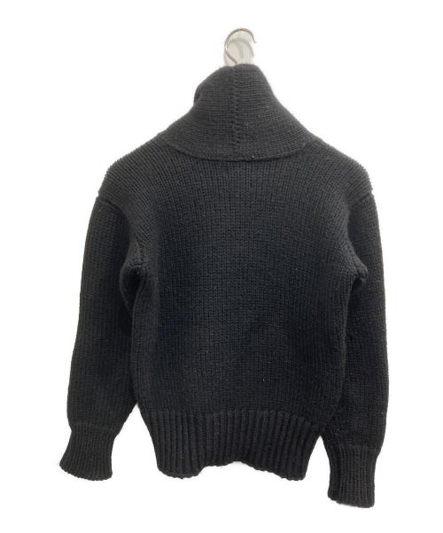 TENDERLOIN（テンダーロイン）TENDERLOIN (テンダーロイン) ウールショールカラーニット ブラック サイズ:SMALLの古着・服飾アイテム