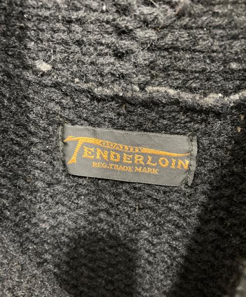 TENDERLOIN（テンダーロイン）TENDERLOIN (テンダーロイン) ウールショールカラーニット ブラック サイズ:SMALLの古着・服飾アイテム
