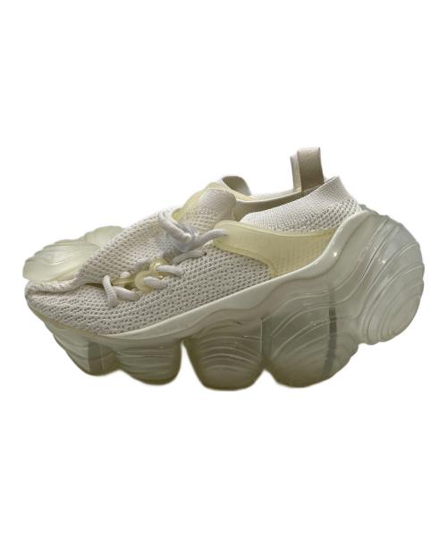 grounds（グラウンズ）grounds (グラウンズ) OYSTER TWIST  スニーカー ホワイト サイズ:25.5cm/US8.5/UK6/EUR40の古着・服飾アイテム