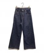 GOD ONLY KNOWSゴッドオンリーノウズ）の古着「ワイドデニムパンツ/DENIM PANTS」｜インディゴ