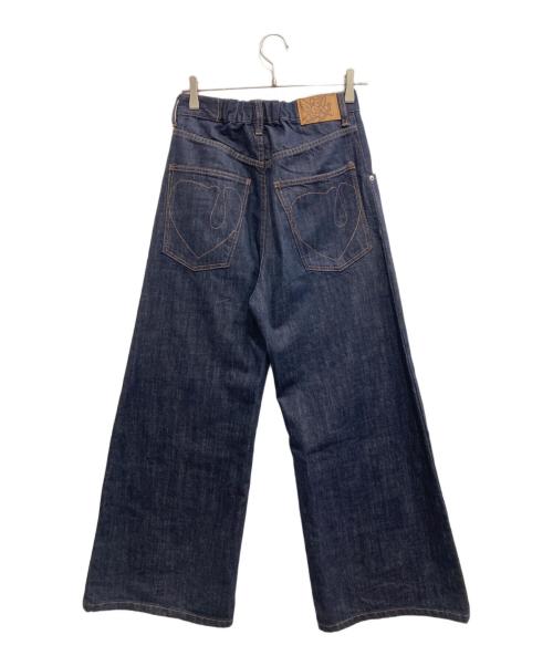 GOD ONLY KNOWS（ゴッドオンリーノウズ）GOD ONLY KNOWS (ゴッドオンリーノウズ) ワイドデニムパンツ/DENIM PANTS インディゴ サイズ:Ｓの古着・服飾アイテム