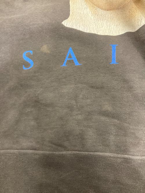 SAINT MICHAEL（セントマイケル）SAINT MICHAEL (セントマイケル) CRW SWT / FACE / BLACK    クルーネックスウェット フェイス ブラック サイズ:XLの古着・服飾アイテム