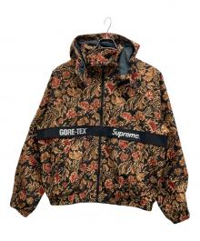 SUPREME（シュプリーム）の古着「GORE-TEX Court Jacket Flower Print」｜ブラック×ブラウン