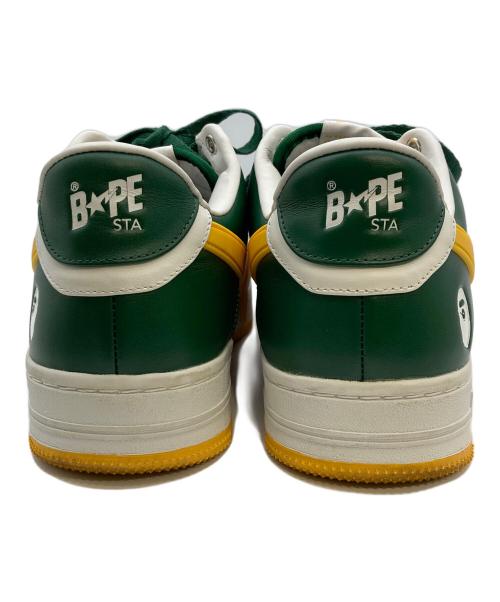 A BATHING APE（アベイシングエイプ）A BATHING APE (アベイシングエイプ) Bape Sta OS #2 M2 Green ホワイト×グリーン サイズ:27cm/US9の古着・服飾アイテム