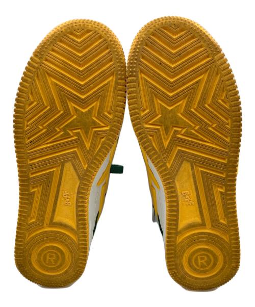 A BATHING APE（アベイシングエイプ）A BATHING APE (アベイシングエイプ) Bape Sta OS #2 M2 Green ホワイト×グリーン サイズ:27cm/US9の古着・服飾アイテム