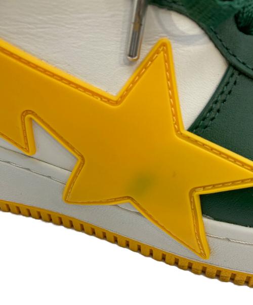 A BATHING APE（アベイシングエイプ）A BATHING APE (アベイシングエイプ) Bape Sta OS #2 M2 Green ホワイト×グリーン サイズ:27cm/US9の古着・服飾アイテム