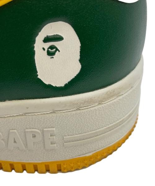 A BATHING APE（アベイシングエイプ）A BATHING APE (アベイシングエイプ) Bape Sta OS #2 M2 Green ホワイト×グリーン サイズ:27cm/US9の古着・服飾アイテム